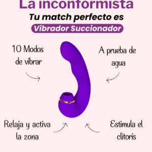 Doble sensación Vibra y succiona