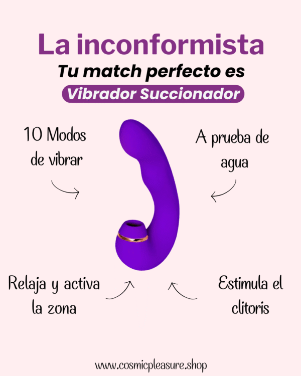 Doble sensación Vibra y succiona